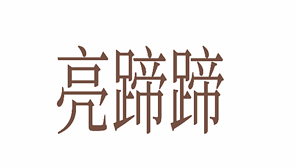 亮蹄蹄